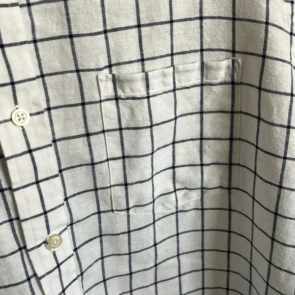 Banana Republic white and blue XL - Picture 6 of 12